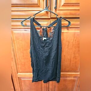 White Birch Black Lace Cami # 614